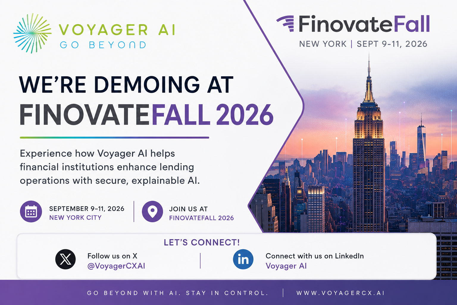 Voyager AI Is Headed to FinovateFall 2026
